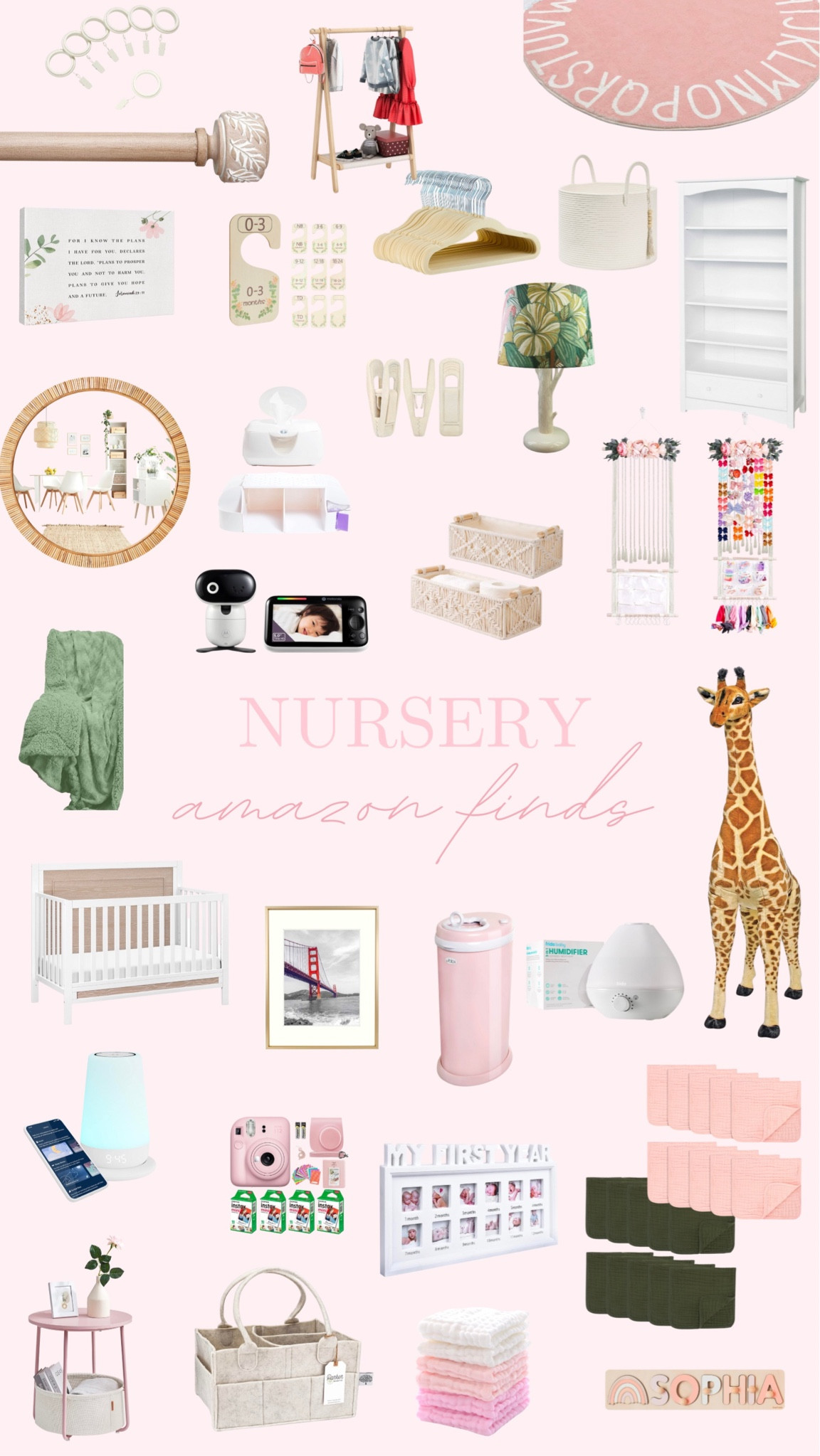 NURSERY FINDS ON AMAZON! 💗💚 #ltkbaby #ltknursery 

#LTKfamily #LTKbaby #LTKhome