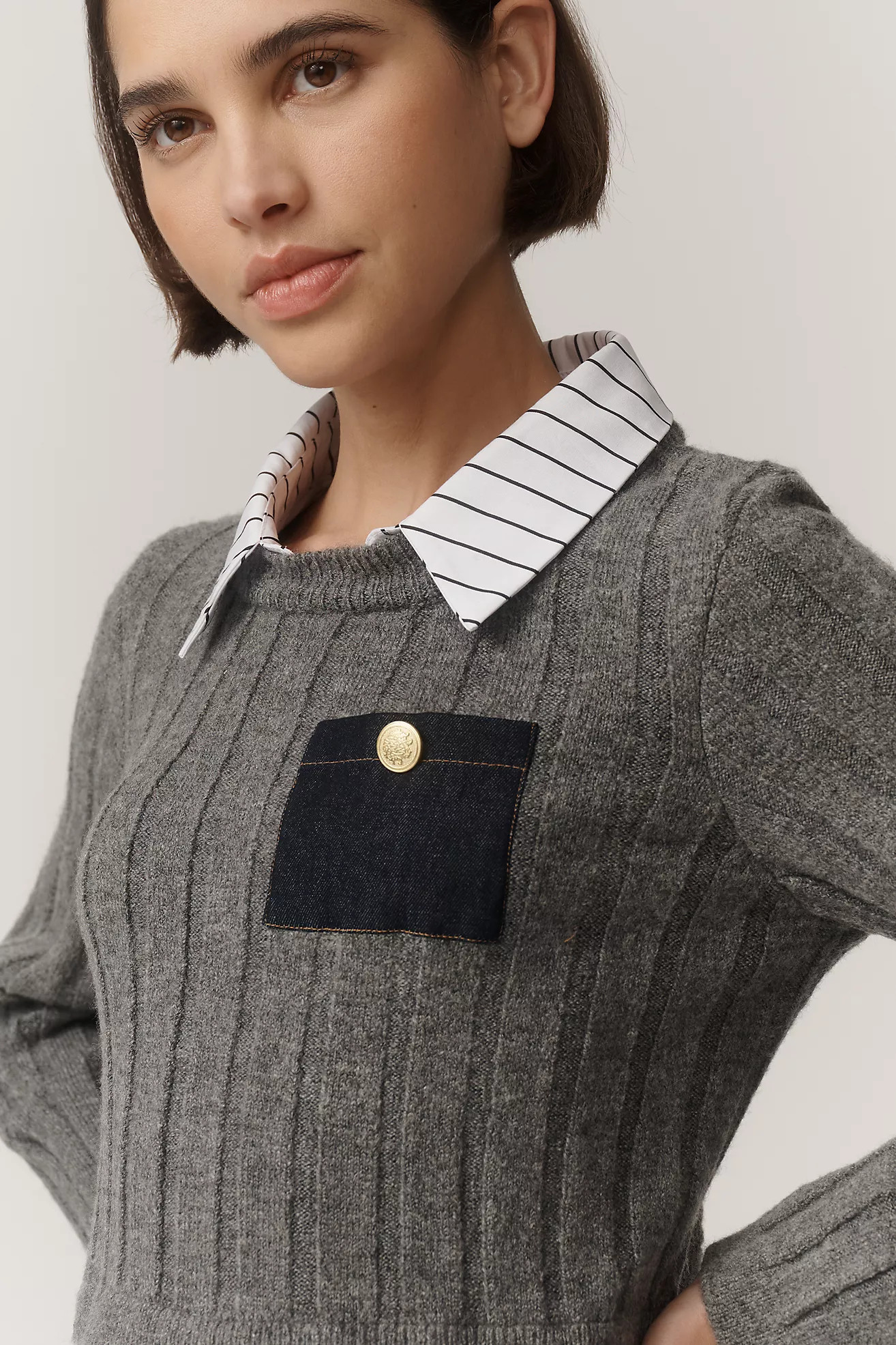 Maeve Sweater & Shirt Twofer | Anthropologie (US)