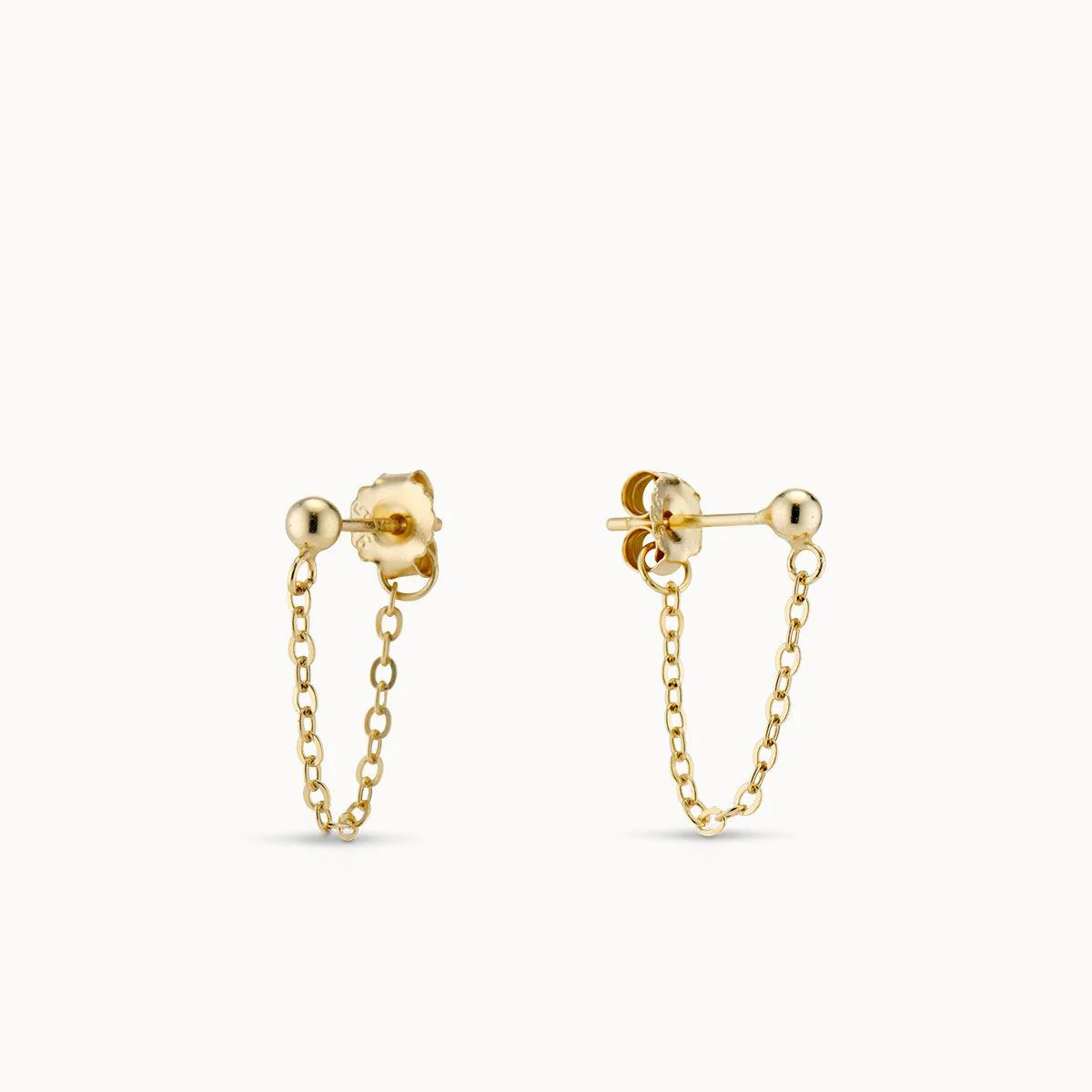 Ball and Chain Hoop Hypoallergenic Earrings | Rowan | Rowan