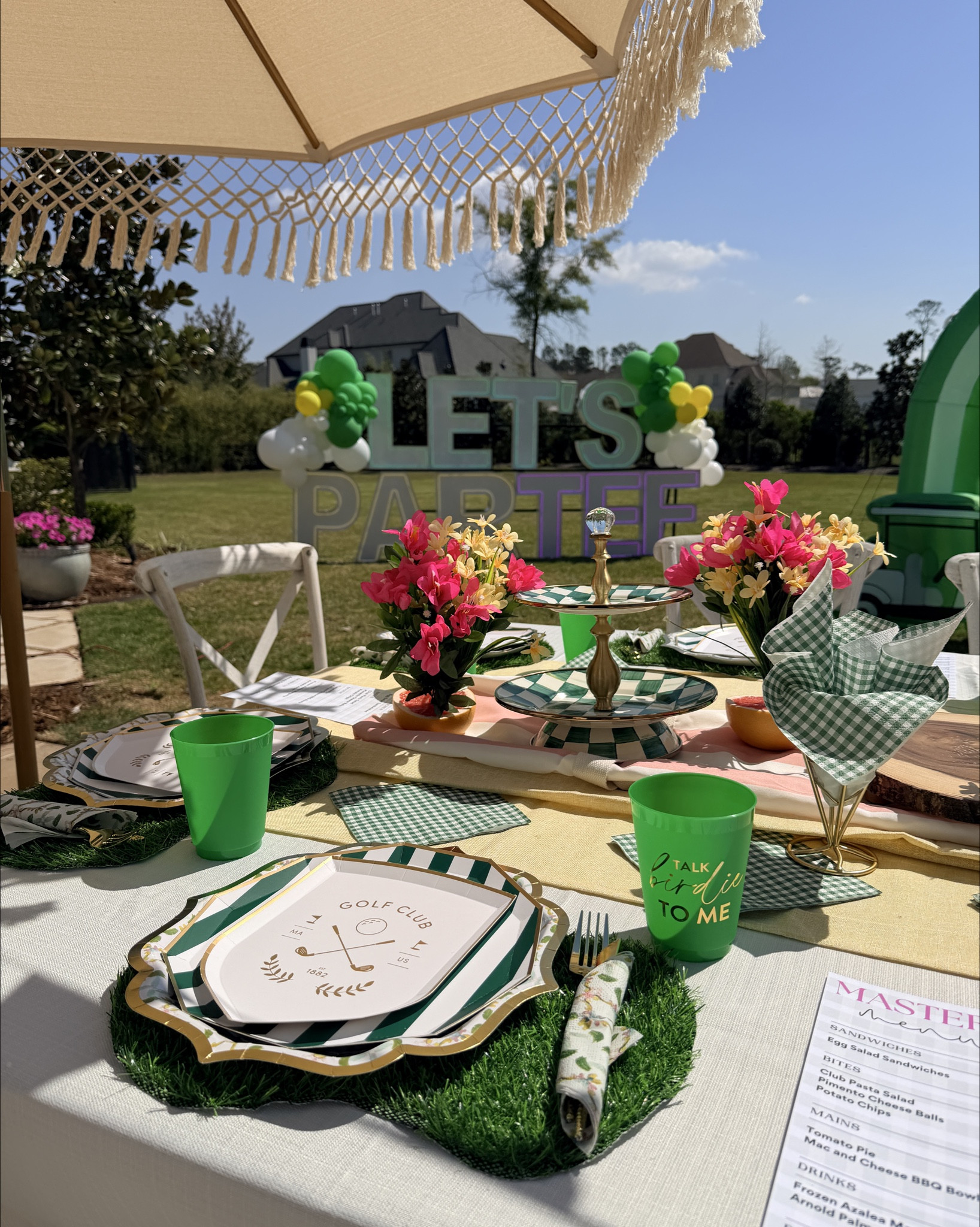 If you’re getting ready for the big game, I’ve linked everything you need to throw the perfect Masters party below!!

#Masters #golfparty #golfoutfits 
#mastersthemedparty #outdoorparty #summerparty

#LTKHome #LTKActive