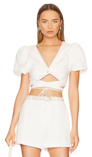 Nuria Top in Off White | Revolve Clothing (Global)