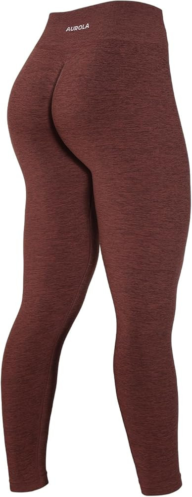 AUROLA Workout Leggings for Women Seamless Scrunch Tights Tummy Control Gym Fitness Girl Sport Ac... | Amazon (US)