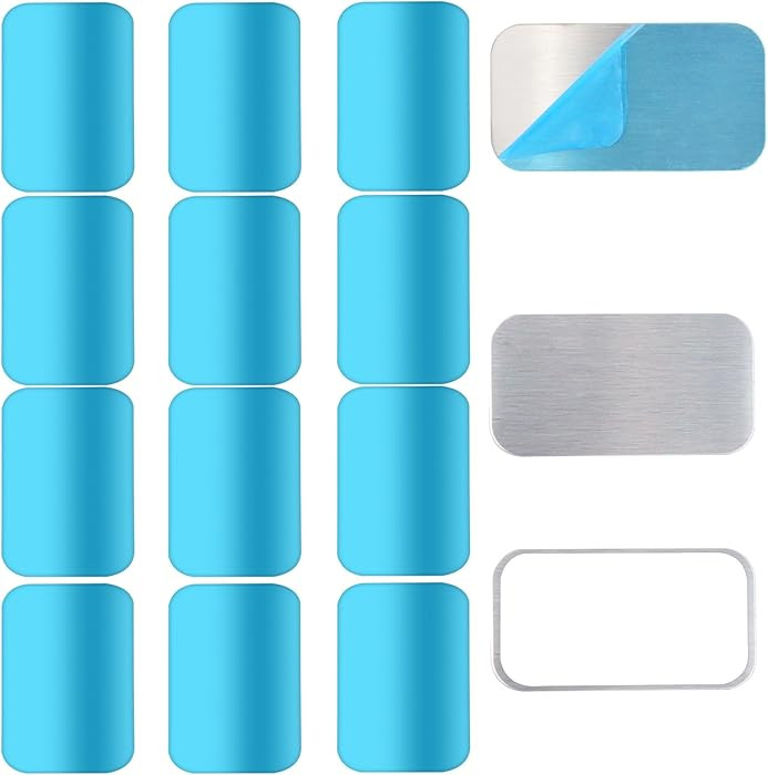 32 Pcs Under Cabinet Light Magnetic Strip Replacement Magnetic Strips with Adhesive Backing for C... | Amazon (US)