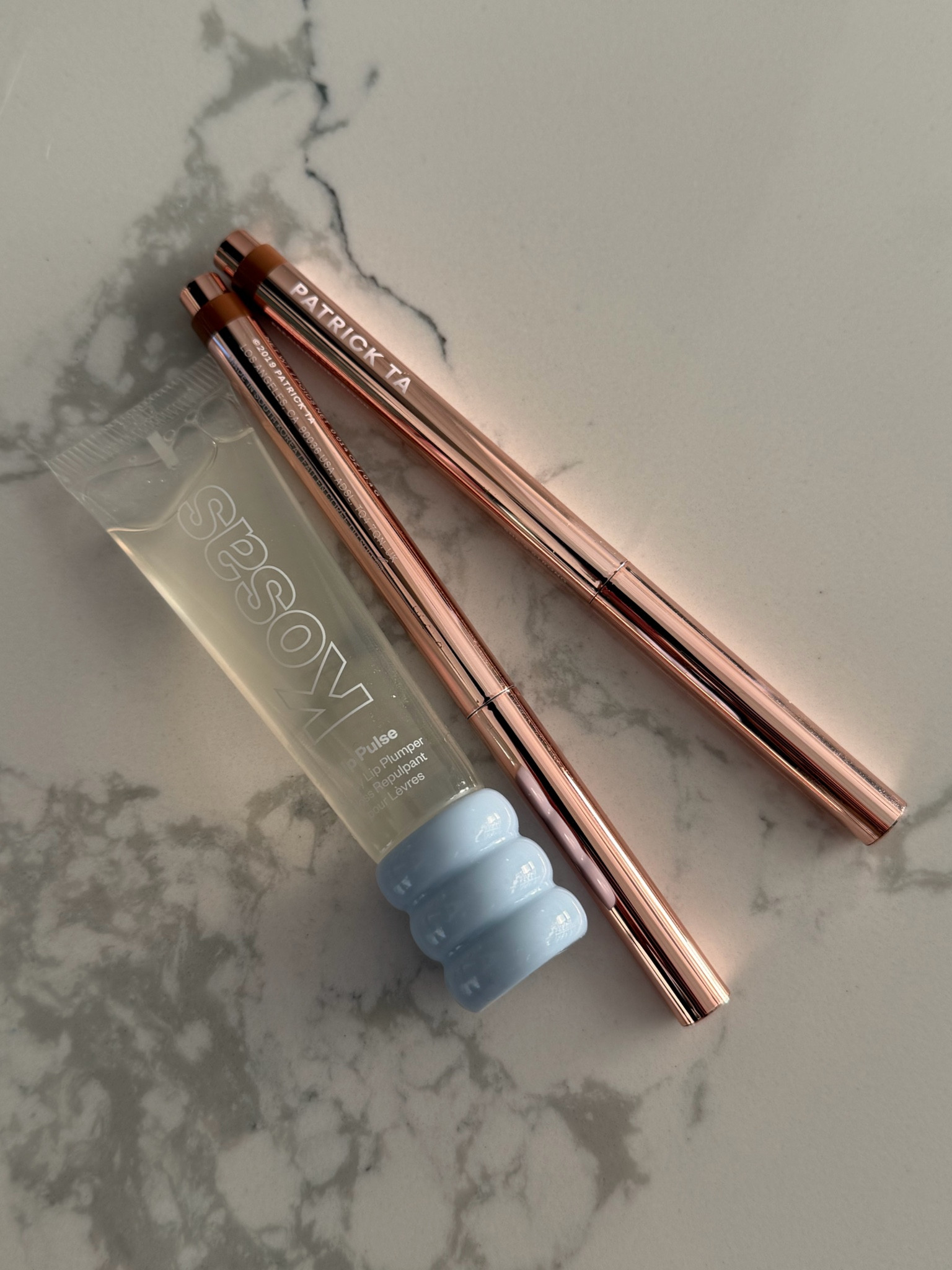 Patrick ta - She's Strong 
Kosas - Clear 

#LTKBeauty #LTKTravel #LTKootd