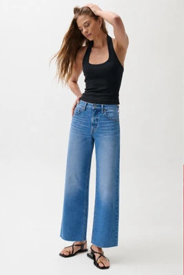 Lana Crop High Rise Ultra Wide Leg - Wild Heart | Pistola Denim