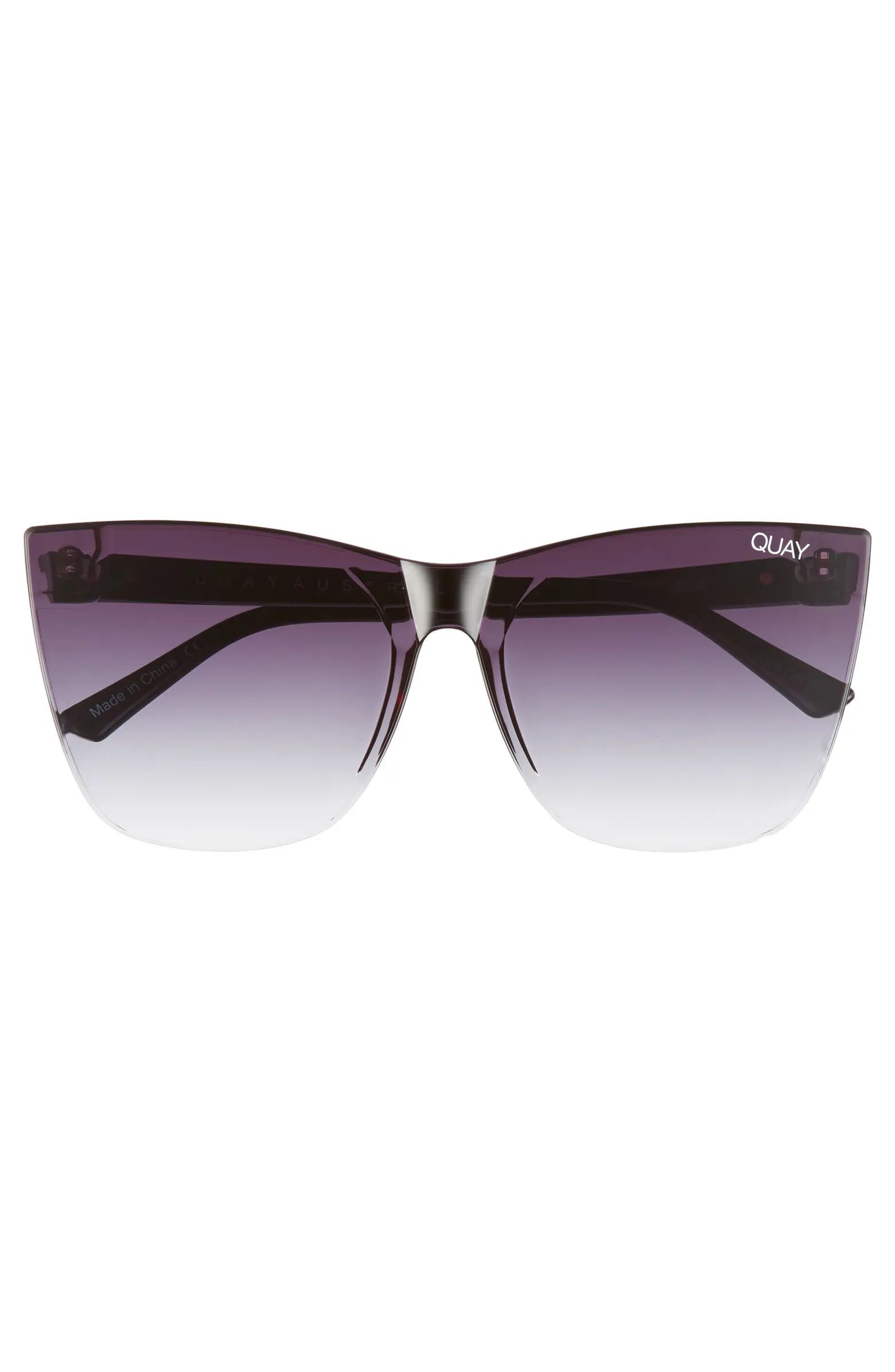 Quay Australia Come Thru 60mm Gradient Cat Eye Sunglasses | Nordstrom | Nordstrom