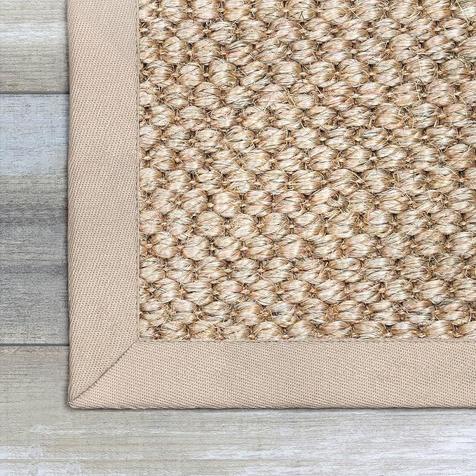 Apache Mills Natural Sisal Flat Woven Farmhouse 3' x 5' Area Rug | Amazon (US)