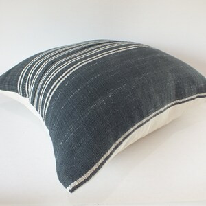 Black and White Sofa  cushion  Hand woven Textile Embroidered Decorative throw pillows pastel col... | Etsy (US)