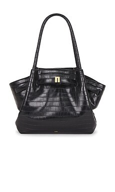JW PEI Hana Medium Tote Bag in Black Croc from Revolve.com | Revolve Clothing (Global)