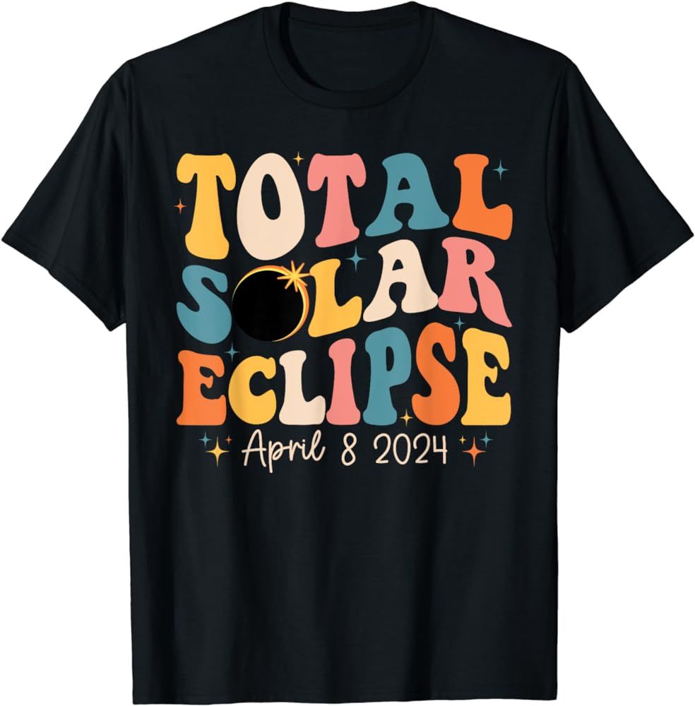 Solar Eclipse Shirt 2024 Total Solar Eclipse 4.08.24 T-Shirt | Amazon (US)