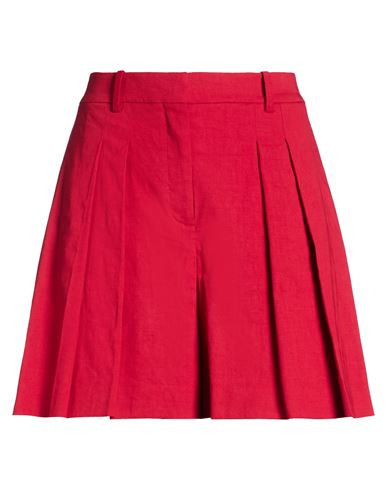 Theory Woman Shorts & Bermuda Shorts Red Size 2 Linen, Viscose, Elastane | YOOX (US)