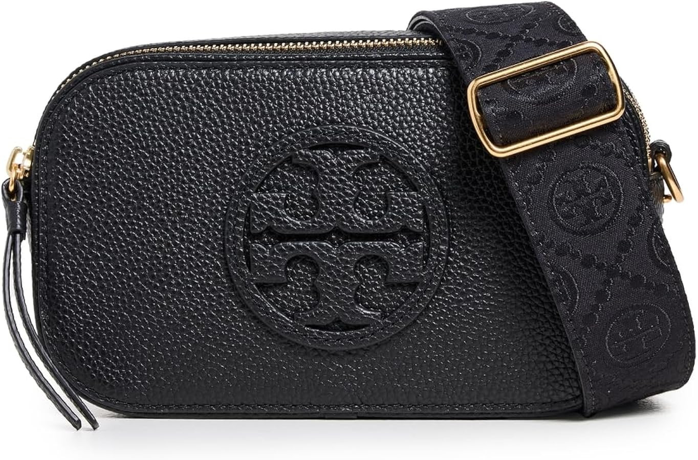 Tory Burch Women's Miller Mini Crossbody Bag, Black, One Size | Amazon (US)