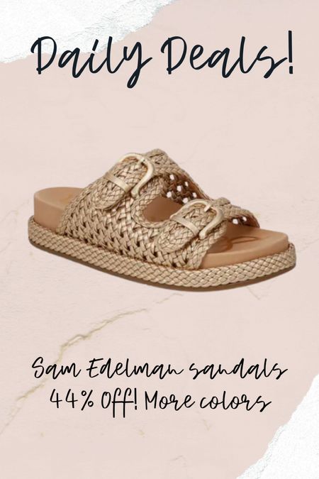 Sam Edelman sandals on sale 

#LTKFindsUnder100 #LTKShoeCrush #LTKSaleAlert