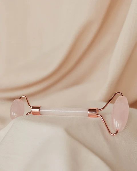 Facial Roller | Rose Quartz | Christy Dawn