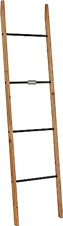 Amazon Brand – Rivet Contemporary Fir Decorative Blanket Ladder with Iron Rungs - 71.65"H, Blac... | Amazon (US)