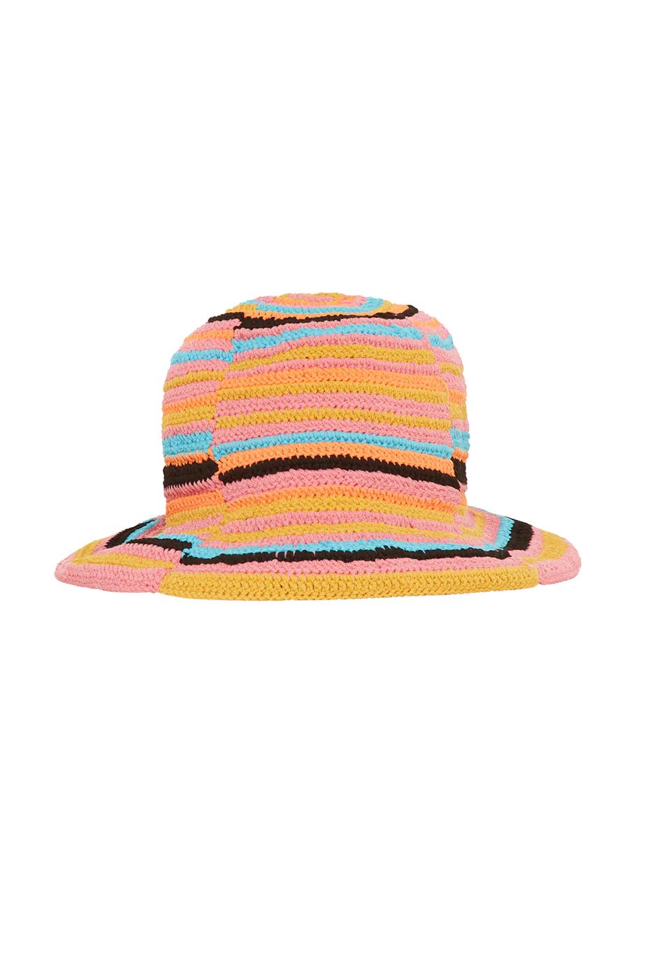 Alo YogaÅ½ | Alo x Tropic of C Crochet Bucket Hat in Sunset Stripe | Alo Yoga