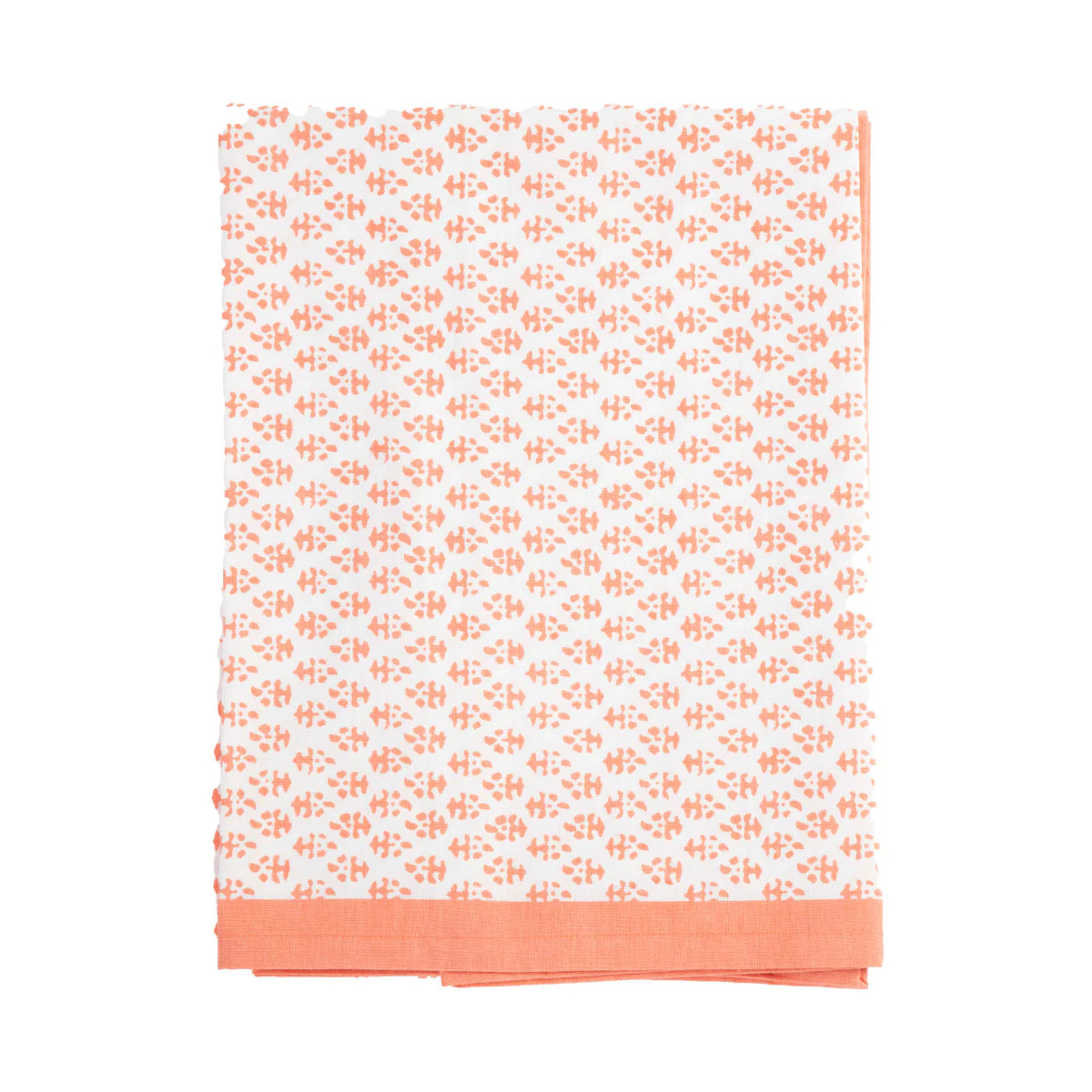 Batik Tablecloth 70" x 108" Coral | Amanda Lindroth
