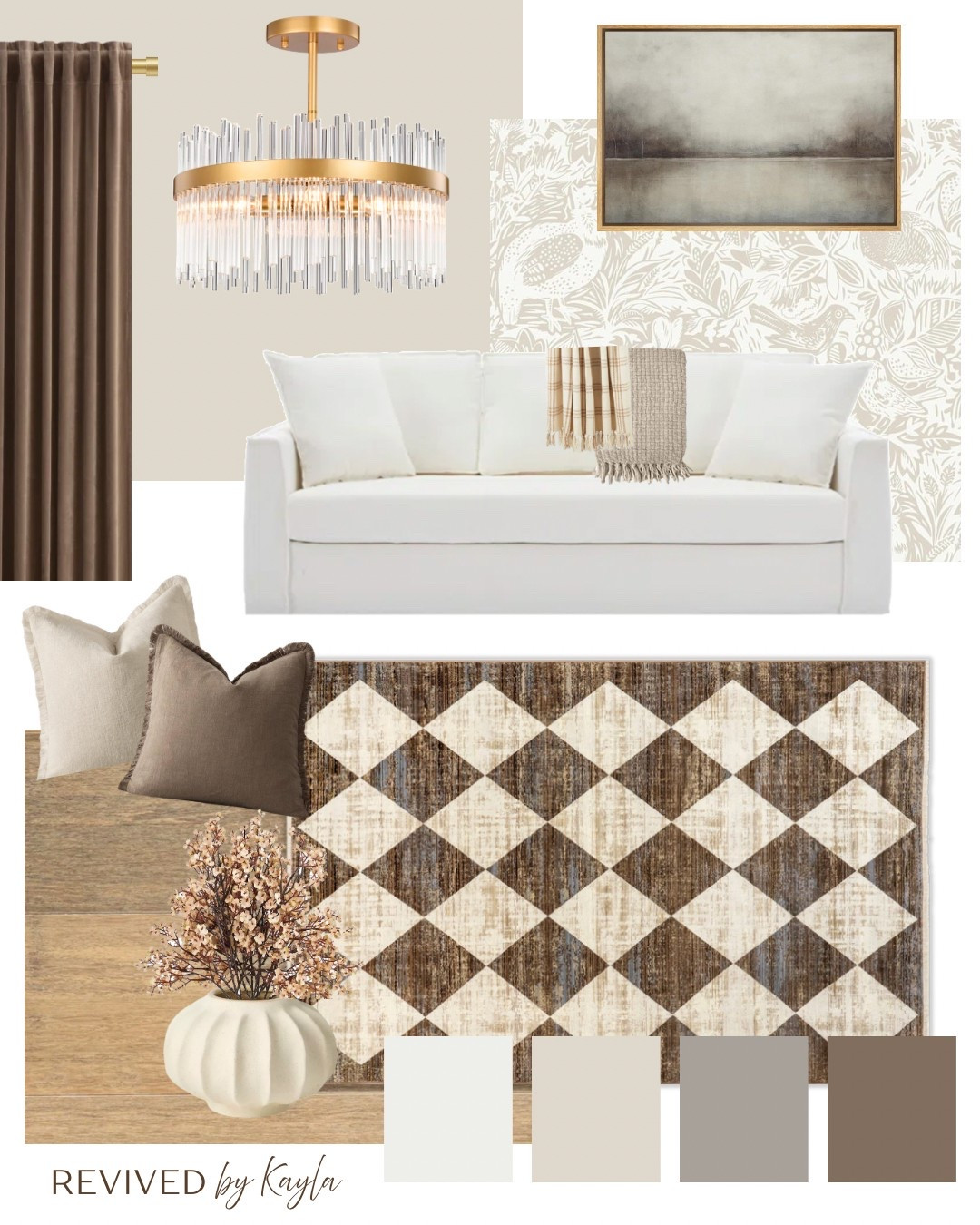 Brown and cream living room decor idea and color palette 🤎 

#homedecor #homedesign #roomdesign #livingroom #livingroomdecor #livingroomdesign #homeinspo #homedecorinspo living room furniture, living room design 

#LTKHome #LTKFindsUnder50 #LTKFindsUnder100