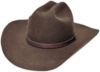 Brown Felt Cattleman Cowboy Hat | Amazon (US)