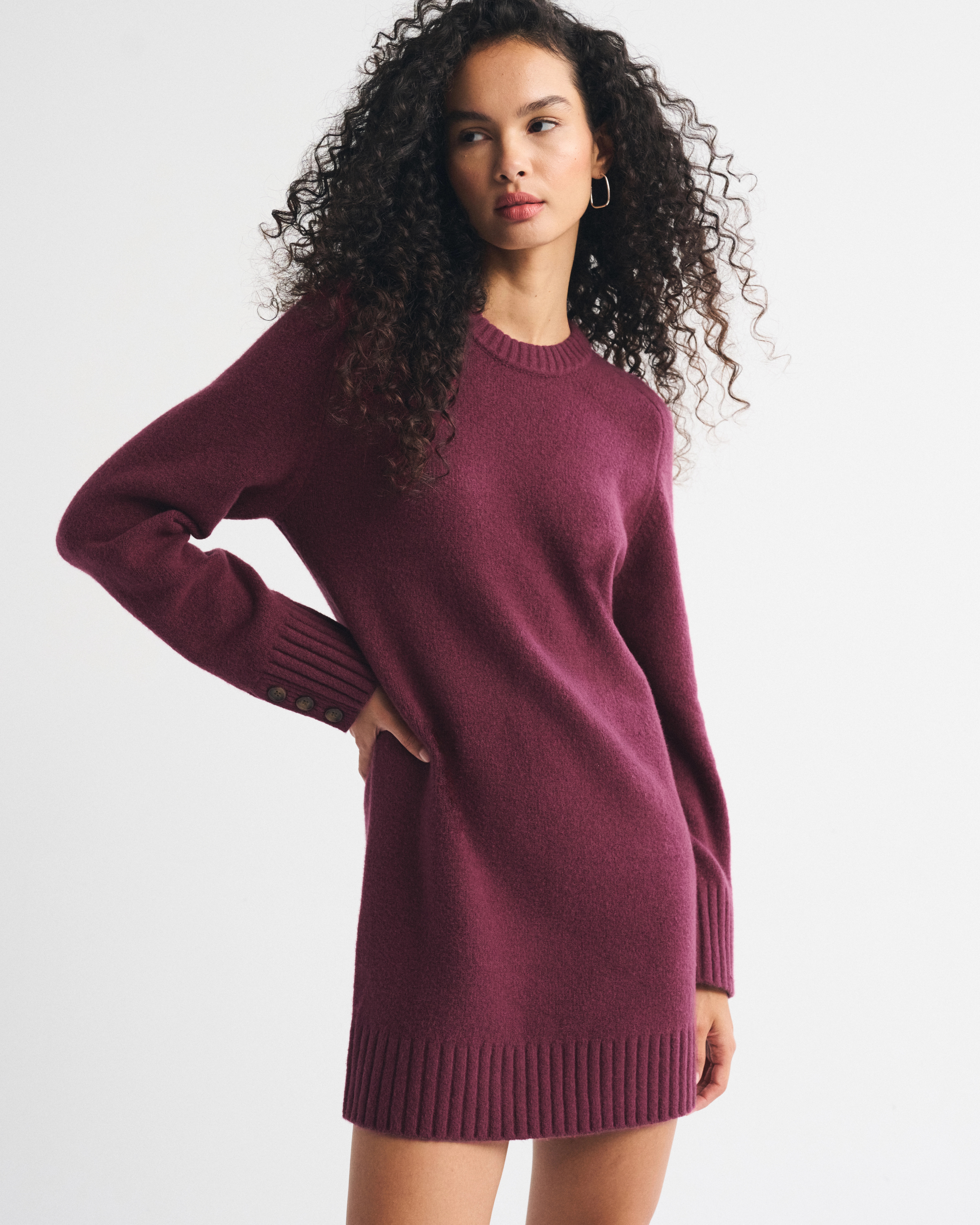 A&F Madeline Mini Sweater Dress | Abercrombie & Fitch (US)