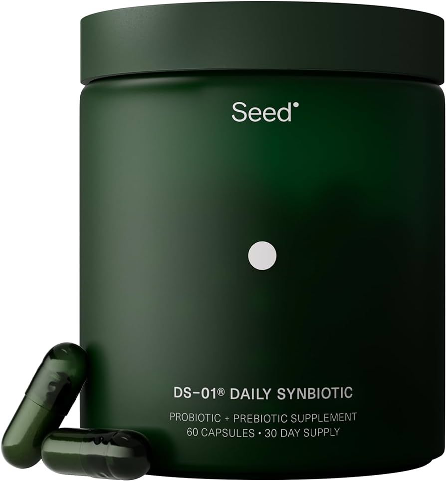 Seed DS-01 Probiotic & Prebiotic Supplement - Daily Synbiotic (60 Capsules) - 53.6 Billion AFU - ... | Amazon (US)