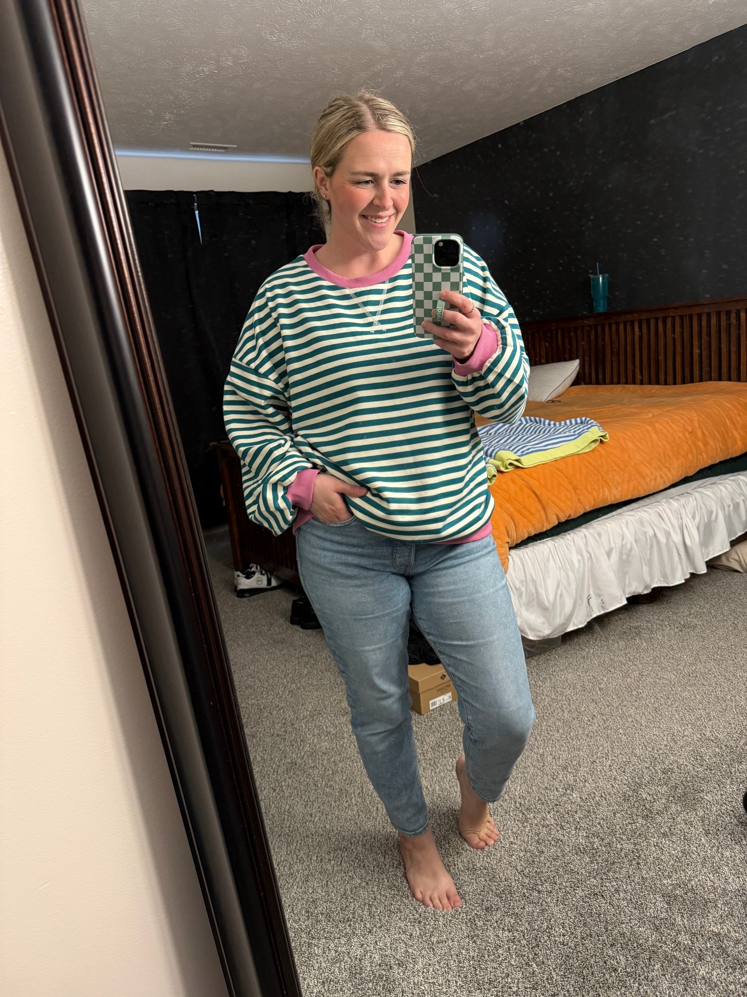 Cozy, cute, AND budget-friendly 🙌 This striped pullover from Amazon is buttery soft, super comfy, and comes in tons of colors. A few are under $20 right now 👏 Perfect for layering this season!
I have this in several colors and I’ve already added more to my cart!

#LTKItBag #LTKSaleAlert