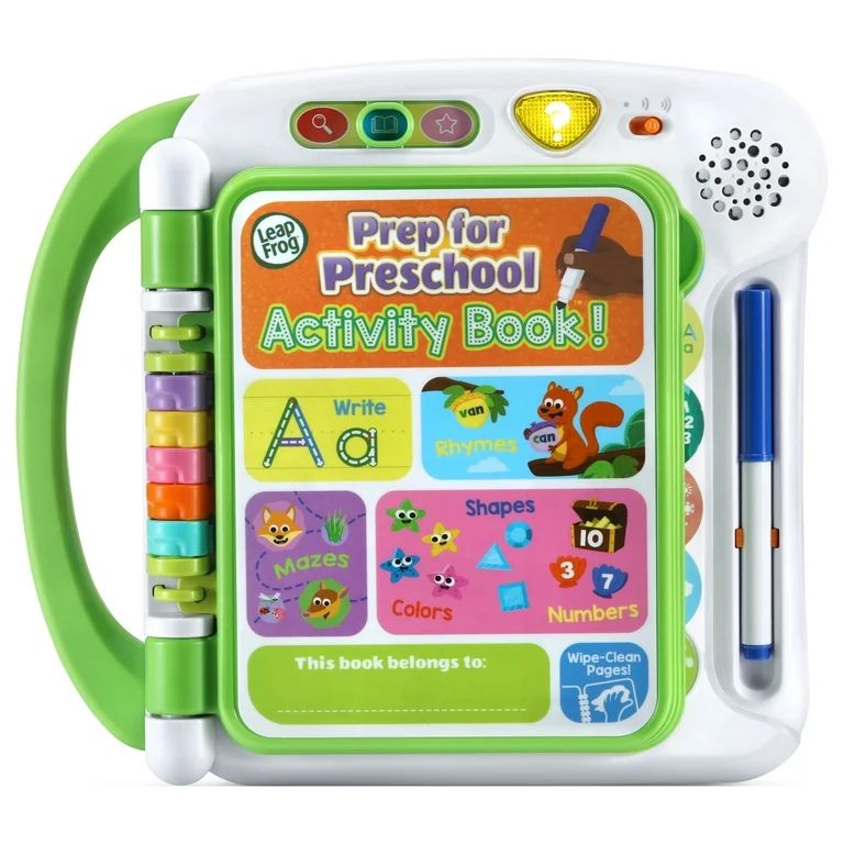 LeapFrog Prep for Preschool Activity Book with Reusable Pages, Learning Toy for Preschoolers - Wa... | Walmart (US)