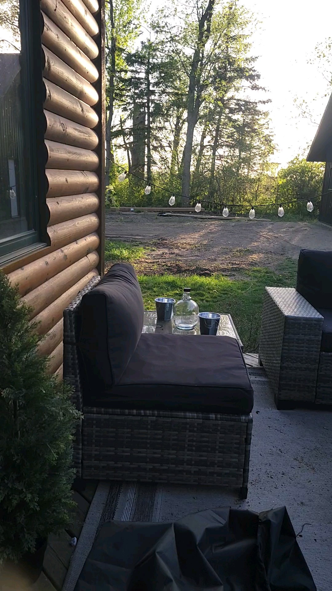 Patio is starting to Come together! #Farm #homestead #patio #walmart 

#LTKHome #LTKKids #LTKFamily