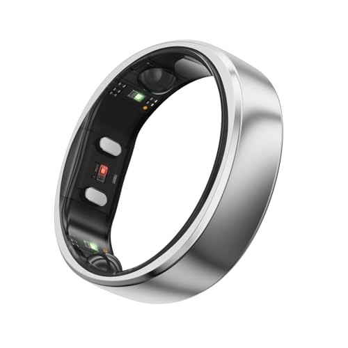 RingConn Gen 2, World’s First Smart Ring with Sleep Apnea Monitoring, No APP Subscription, 12-Day Battery Life, Stress/Heart Rate/Women's Health Tracker, Android & iOS Compatible (Silver, Size 6) | Amazon (US)