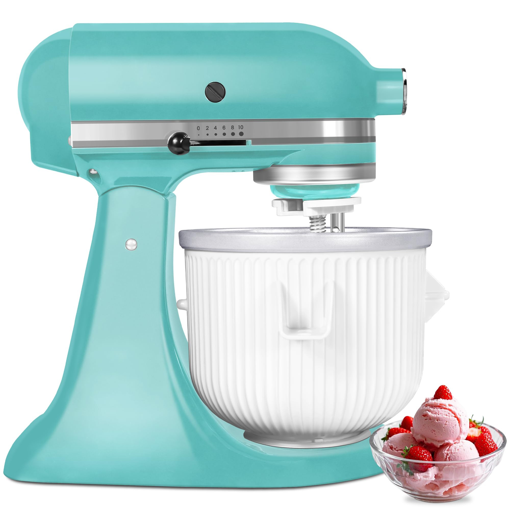 Ice Cream Maker Attachment for KitchenAid Stand Mixer, Kithcen aid Ice Cream Maker Attachment - C... | Amazon (US)