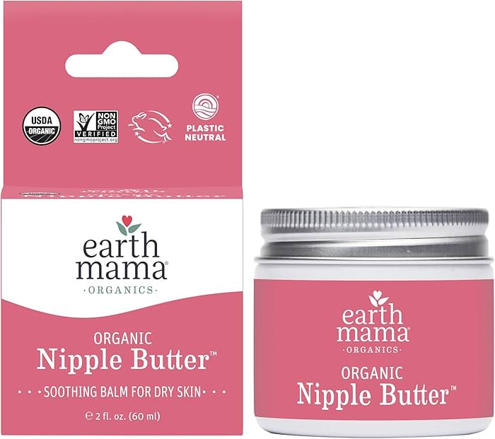 Earth Mama Organic Nipple Butter™ | Nipple Cream Safe for Breastfeeding | Postpartum Essentials... | Amazon (US)