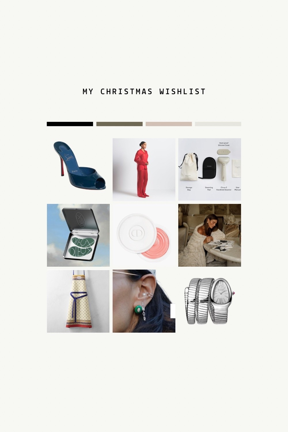 A mix of practical, aesthetic, cozy and wishful gifts 

#LTKGiftGuide #LTKHoliday