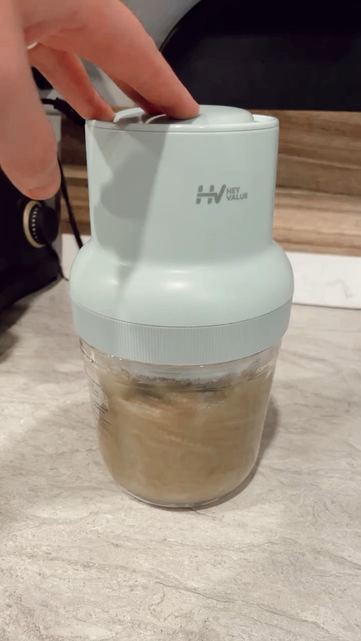 Our favorite and affordable baby food purée machine! This is small and gets the job done so quickly! Definitely has been a must have in our household with making our own baby food. It’s quiet compared to our everyday use blender and actually purées unlike ours that we use in the kitchen. This also comes with a tray, 6 vacuum seal containers and a frozen food silicone container. 

#puree #babypuree #blw #babyledweaning #babyfood #babyfoodfromhome #baby #babyfoods #veggies #fruits #pureeblender #amazonfind #babyneed 

#LTKkids #LTKFind #LTKbaby