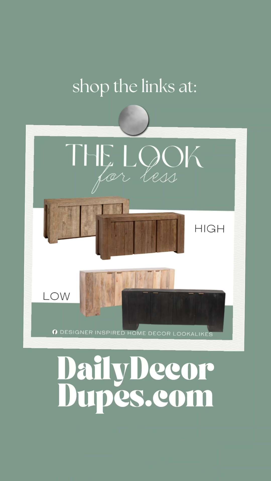 Inspired by Pottery Barn Media Console. Reclaimed Wood TV Stand. Modern Farmhouse Console. Natural Wood Console Table. Rustic Media Console. Mid-century Modern Sideboard. 4-Door Storage Cabinet.

Home more affordable option find copy cat similar look for less budget friendly affordable cheap cheaper beautiful pretty. Clearance sale coupon code discount code promo code luxury lookalike look a like Inspo inspiration inspired by idea ideas Love like these? I share multiple every day in my FB group. 

 #potterybarninspired #mediaconsole #reclaimedwoodfurniture #rusticmodern #tvstand #sideboard #livingroomstorage #4doorsideboard #LTKHome #LTKSaleAlert