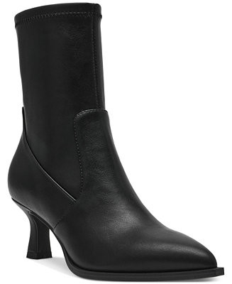 Women's Lalana Kitten-Heel Sock Booties | Macy's