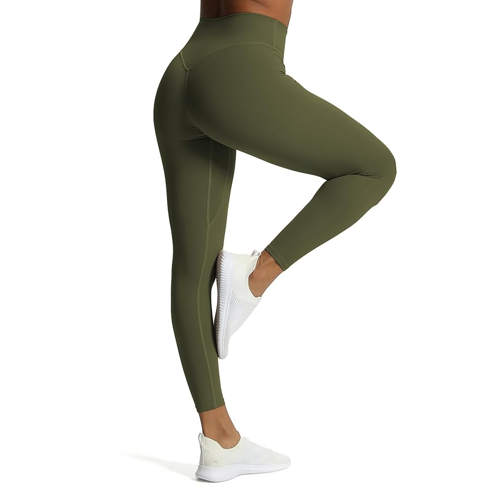 Aoxjox High Waisted Workout Leggings for Women Tummy Control Buttery Soft Yoga Metamorph Deep V P... | Amazon (US)