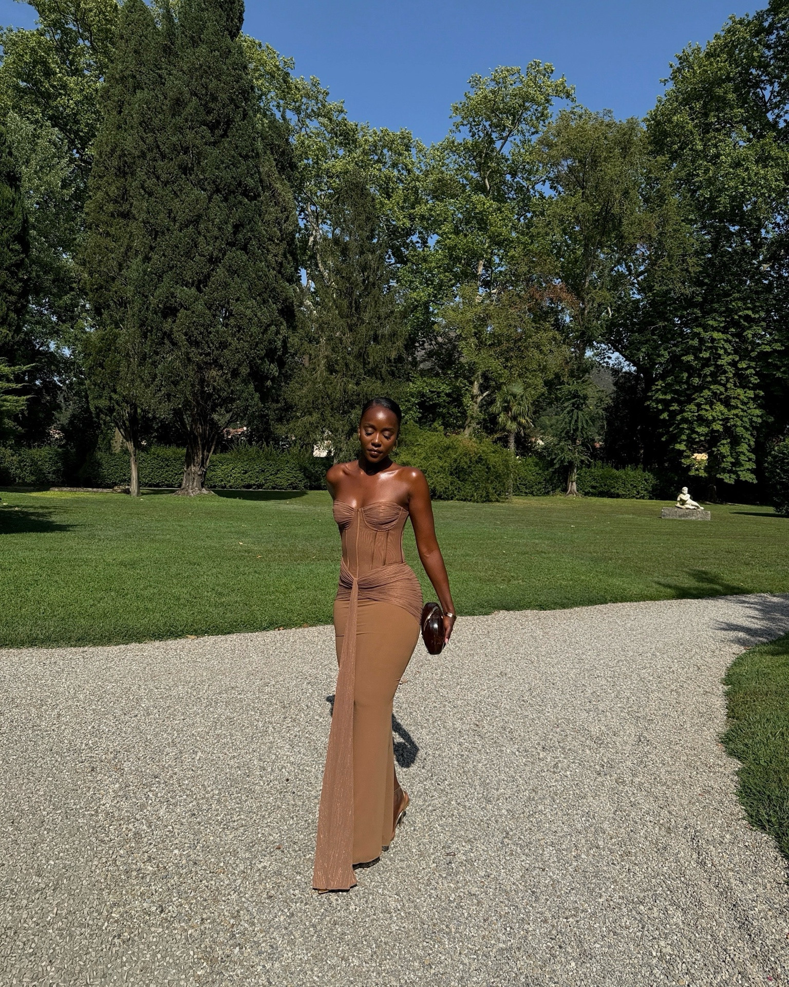 My wedding guest dress 🤎, I wear size Small, I sized up 1

#LTKstyletip #LTKwedding #LTKpartywear