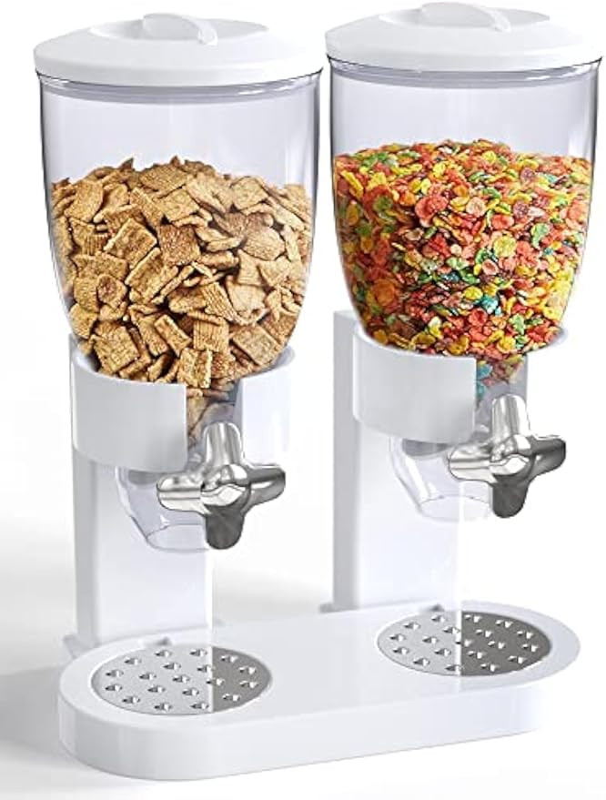 Dual Food Dispenser - Dry Food Dispenser Perfect As A Candy, Nuts, Rice, Granola, Cereal & more D... | Amazon (US)