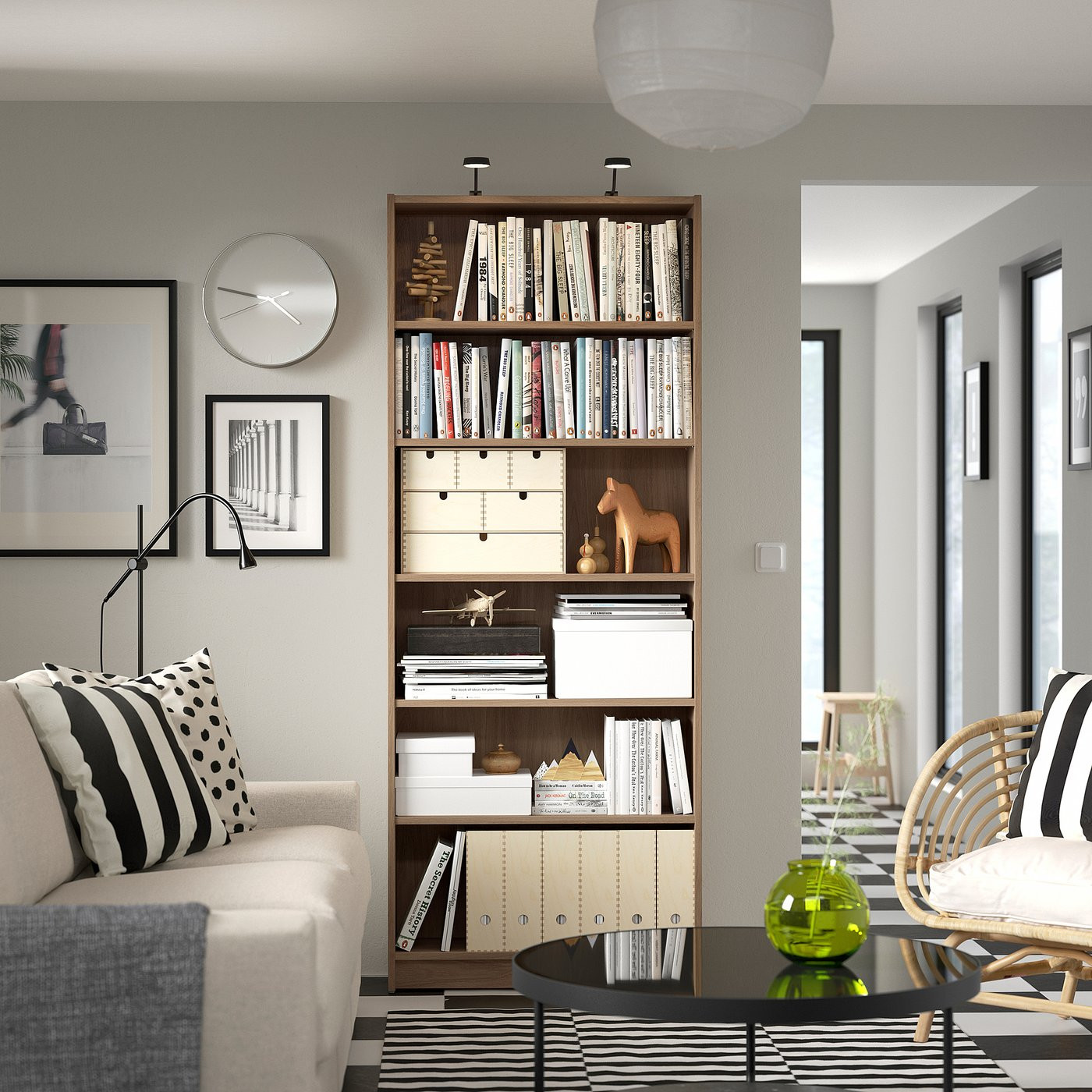 IKEA BILLY bookcase, oak effect, 31 1/2x11x79 1/2 | IKEA US