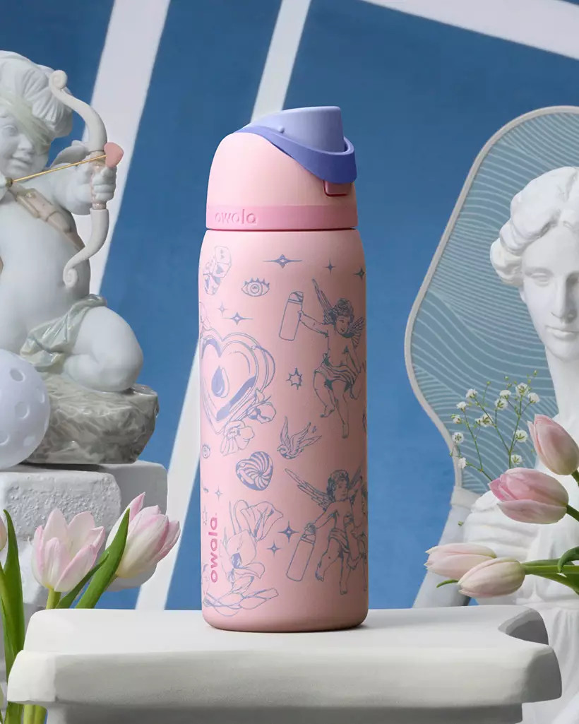 Owala 32 oz. FreeSip Stainless Steel Water Bottle - Shot to the Heart | DICK'S Sporting Goods