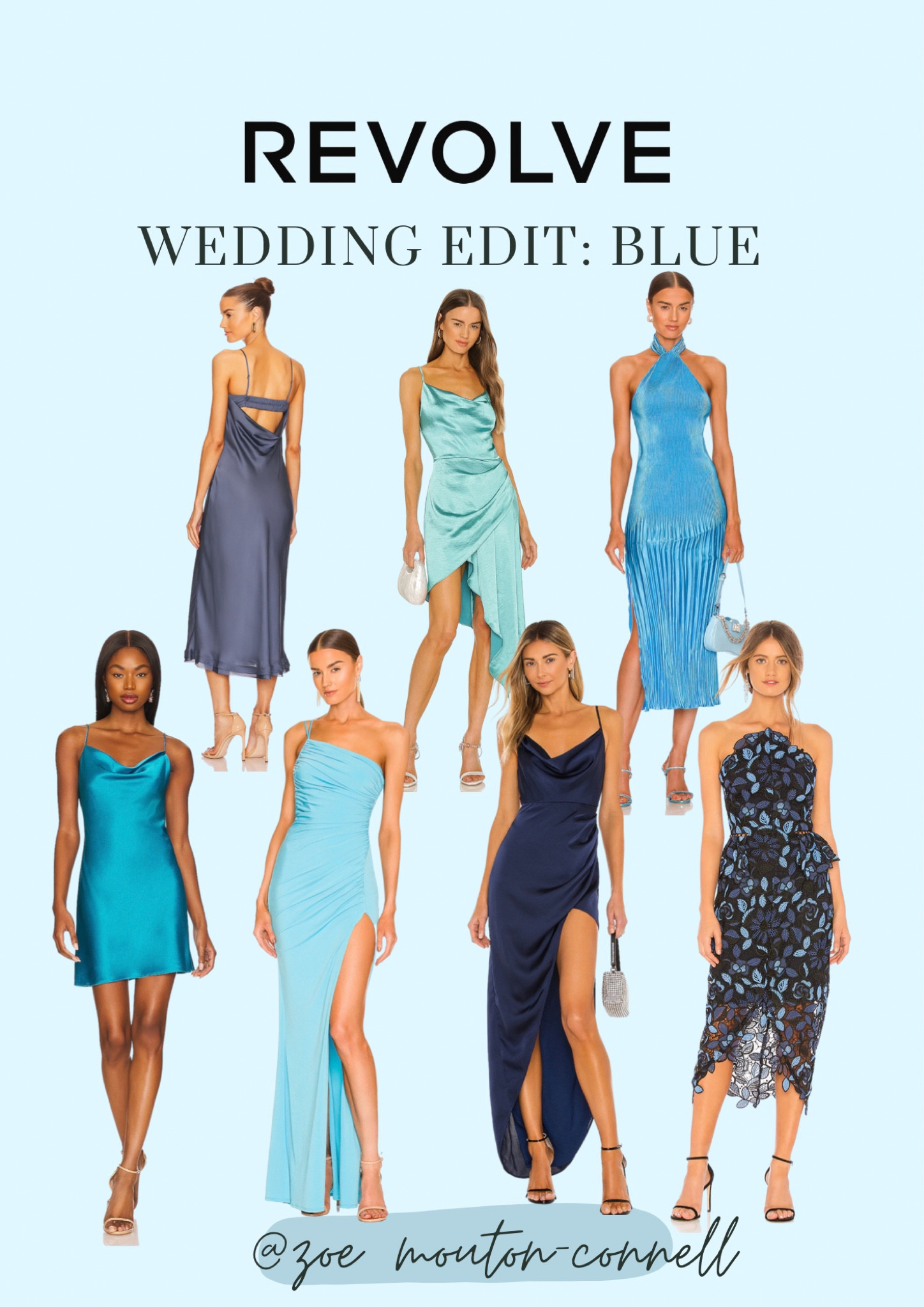 The most STUNNING blue dresses from REVOLVE for your next wedding or formal! I especially love the floral detailing on the bottom right- it adds fun texture and will stand out! 

#LTKwedding #LTKstyletip #LTKSeasonal