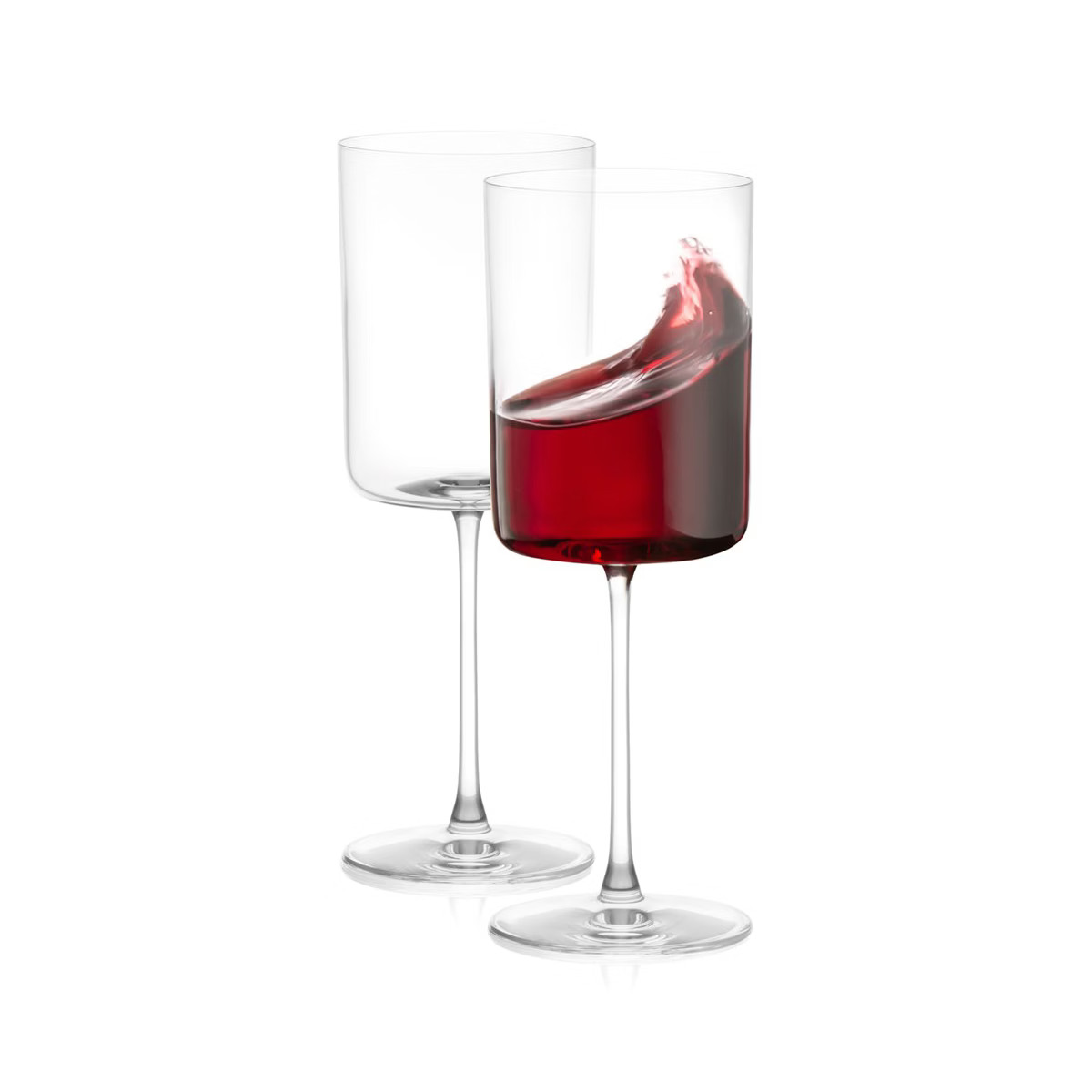 JoyJolt Claire Crystal Red Wine Glasses –  Set of 2 - 14-Ounce Wine Glass Set – Made in Europ... | Target