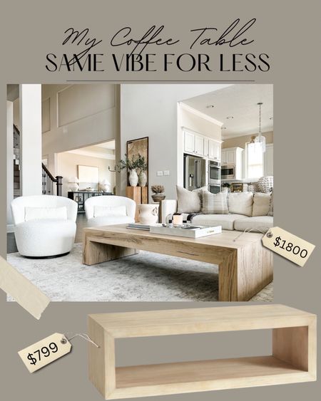 My Arhaus coffee table is super popular with you but you also want to see some affordable options. Pottery Barn has a similar one, it is smaller in size. Check dimensions. 

#LTKFind #LTKhome #LTKstyletip