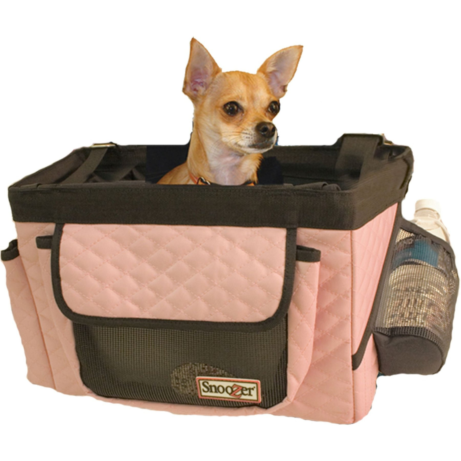 Snoozer Pet Products Sporty Front Facing Dog Bike Basket, Pink, Small | Chewy