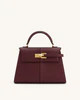 Elise Large Top Handle Bag - Claret | JW PEI US
