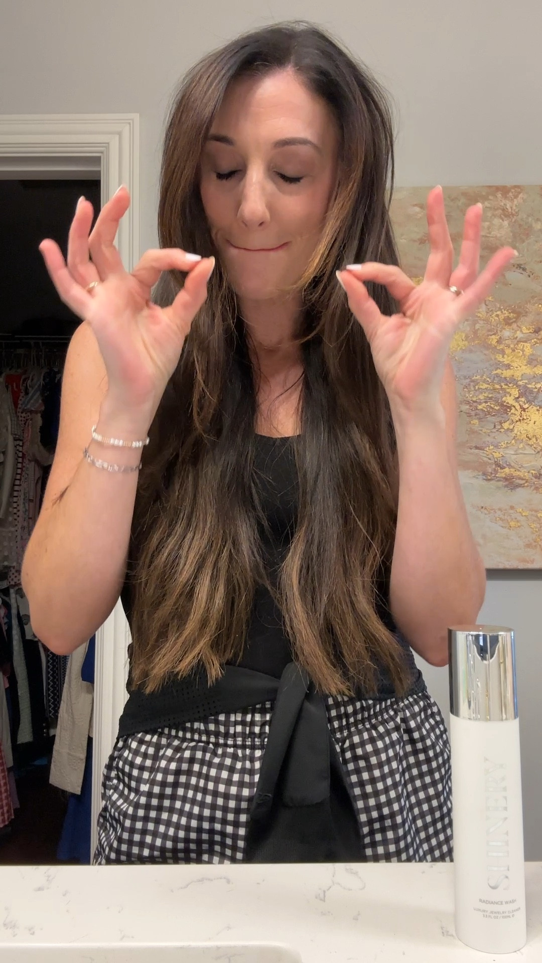 This is the coolest innovative product! A jewelry cleaner that acts as a hand soap. You don’t have to take your rings off to use it! Non toxic, plant based, safe on all metals and gems. 💎 

#LTKHome