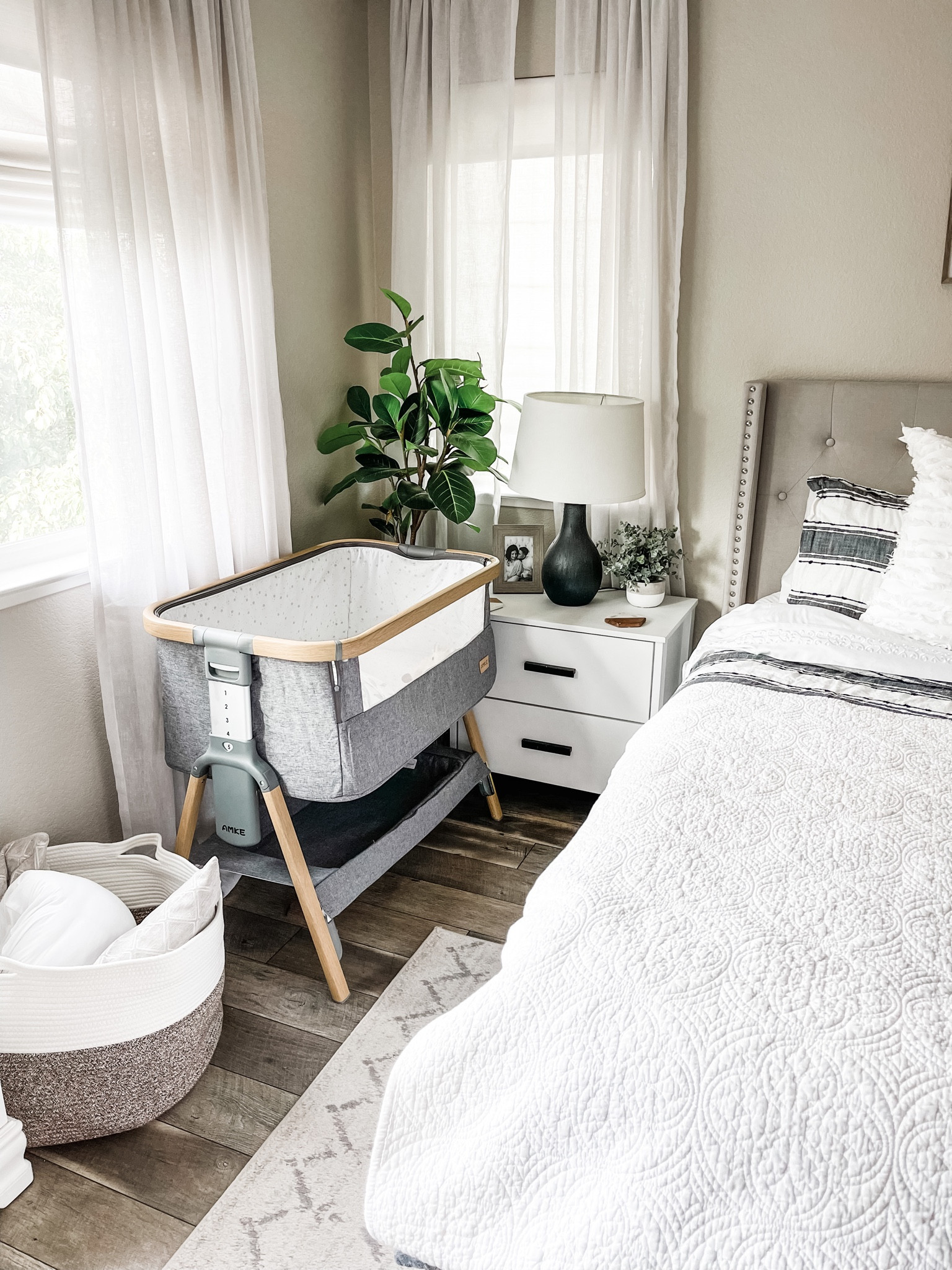 Bedside with a newborn 

#LTKfamily #LTKhome #LTKkids