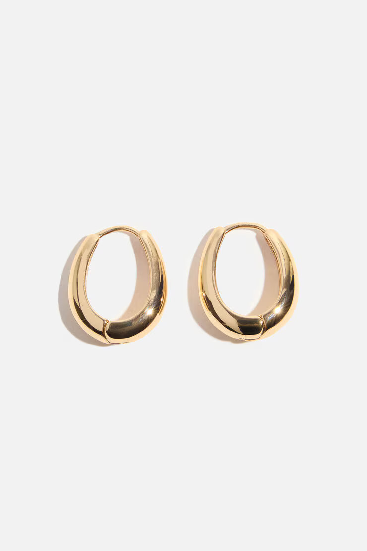 Dome Hoop Earrings | Dynamite Clothing