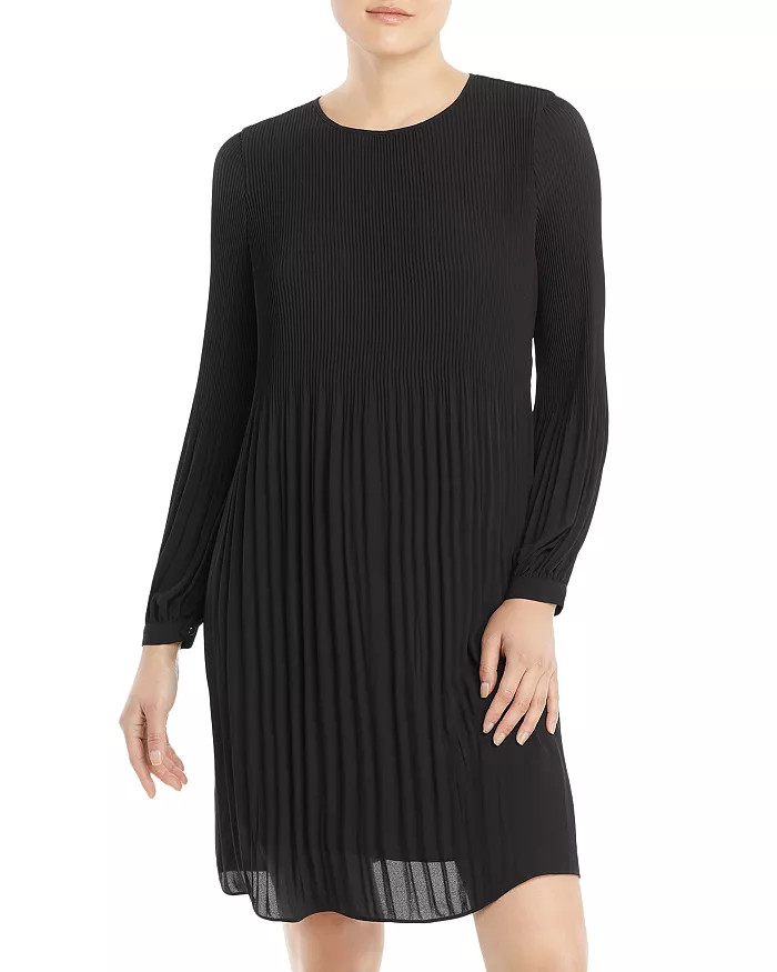 T Tahari Georgette Micro Pleated Flare Dress Women - Bloomingdale's | Bloomingdale's (US)