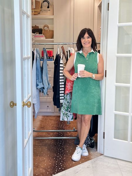 What’s on my rolling rack outfit! I’ve had this super cute dress for a year and wore it all through Europe! This is a great spring break outfit! Wearing XS, runs TTS. Love the ON sneakers and the matching green, run TTS regular width. 

#LTKSeasonal #LTKFind #LTKstyletip